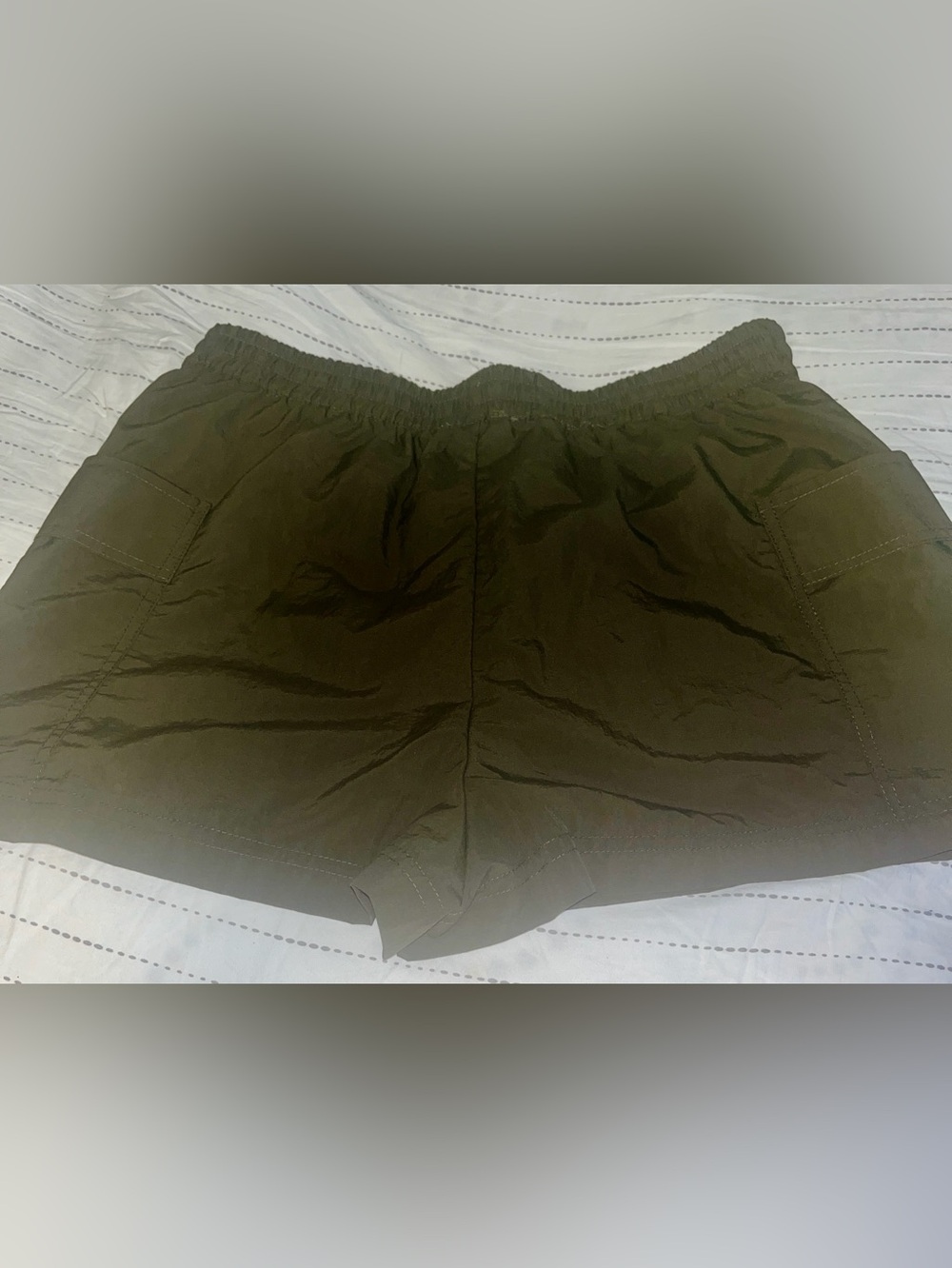 ALL IN FAVOR Olive Green cargo style Skort (M) like new - Picture 8 of 8